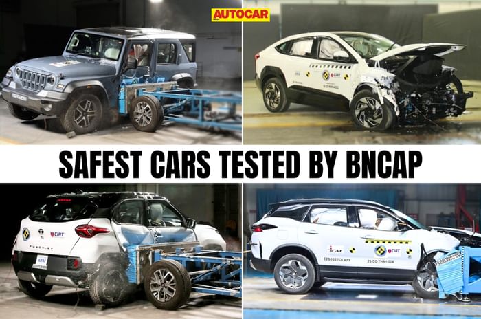 top 5 safest cars tested by bharat ncap bncap crash safety five stars